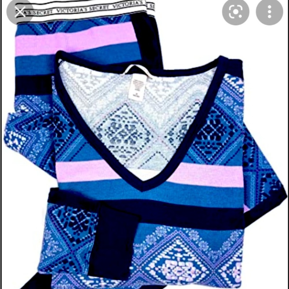 M | Abstract Print Pj Set - image 1